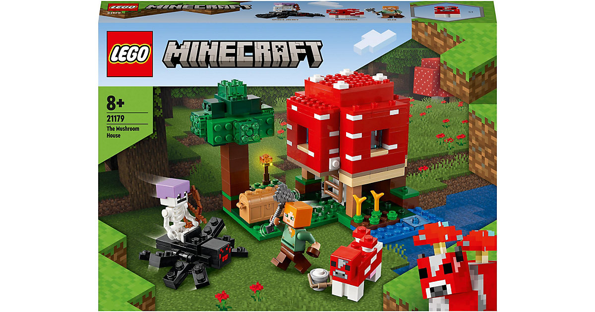 LEGO® Minecraft™ 21179 Das Pilzhaus von Lego
