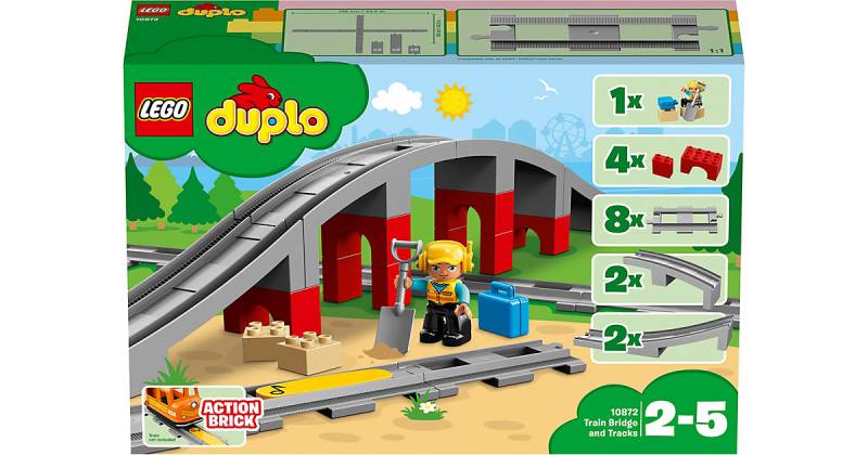 LEGO® DUPLO 10872 Eisenbahnbrücke und Schienen von Lego
