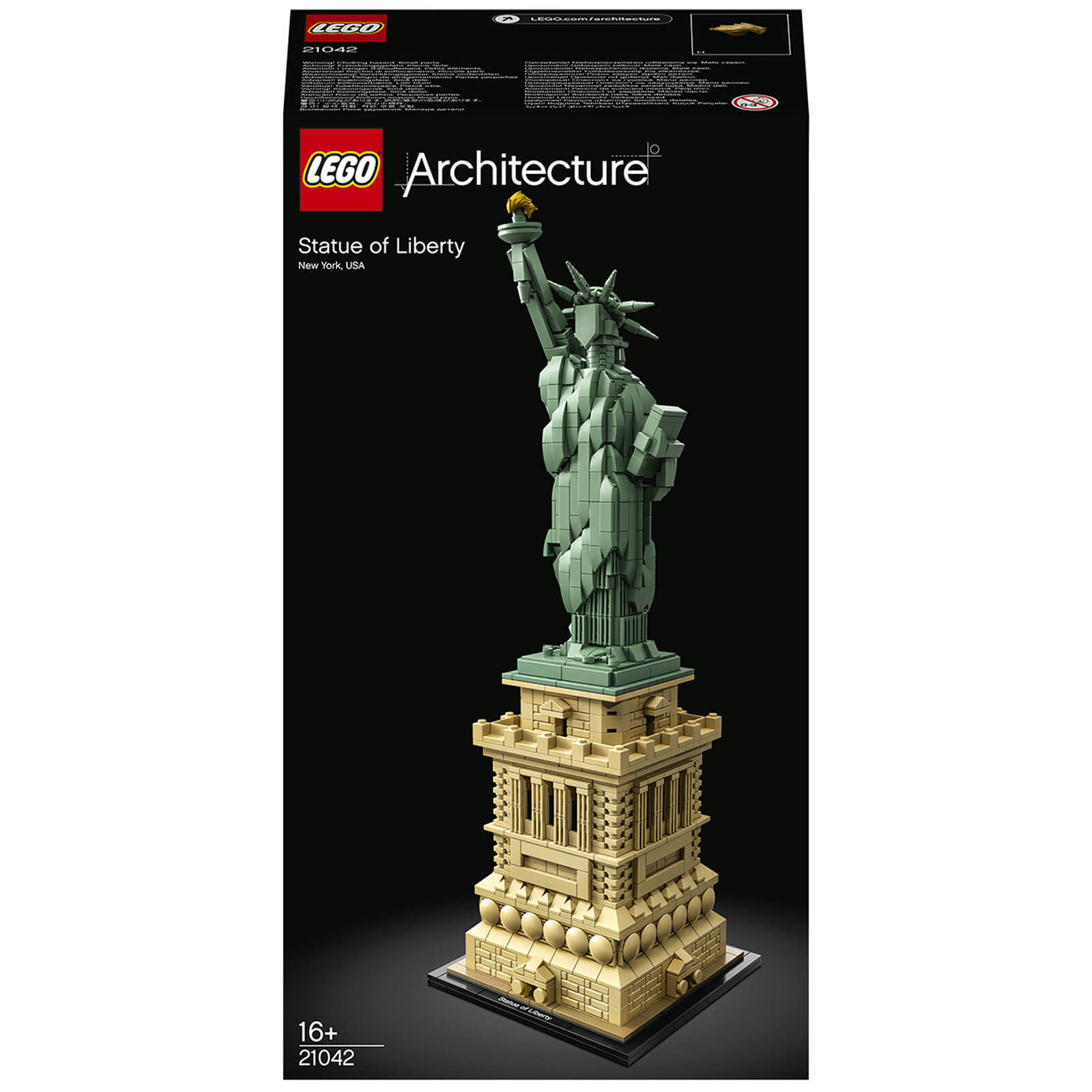 LEGO 21042 Architecture Freiheitsstatue, Modell zum Bauen, New York Souvenir, Geschenkidee für Kinder und Erwachsene LEGO 21042 Architecture Freiheitsstatue, Modell zum Bauen, New York Souvenir, Geschenkidee für Kinder und Erwachsene von Lego