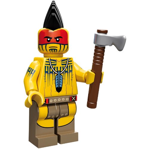 LEGO 71001 - Minifigur Krieger mit Irokese aus Sammelfiguren-Serie 10 von LEGO