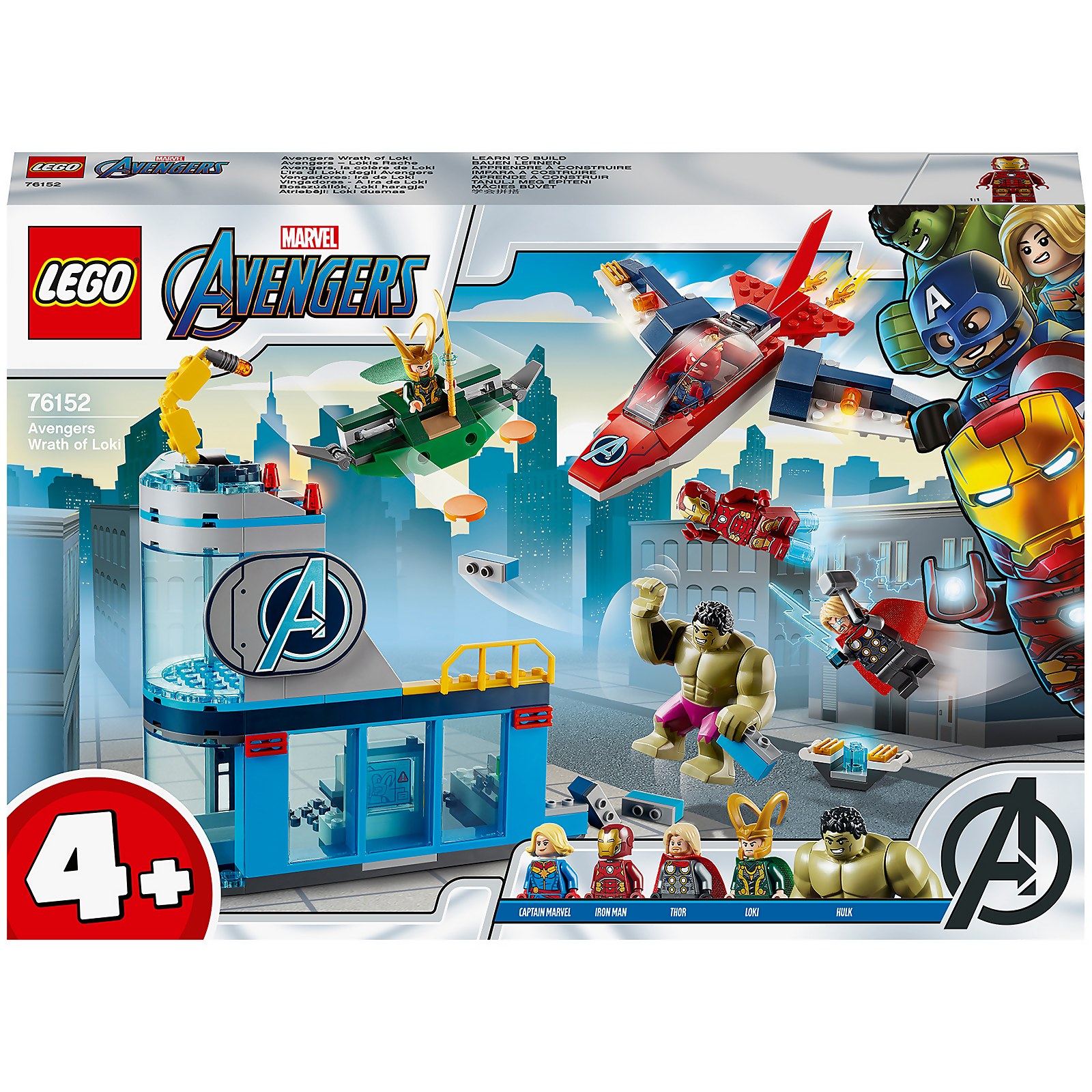 LEGO 76152 Super Heroes Marvel 4+ Avengers – Lokis Rache Set, Super Heroes Serie mit Iron Man & Hulk Figuren LEGO 76152 Super Heroes Marvel 4+ Avengers – Lokis Rache Set, Super Heroes Serie mit Iron Man & Hulk Figuren von Lego