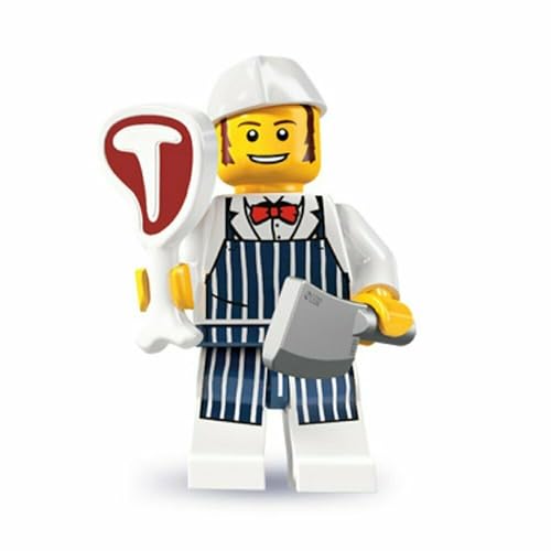 LEGO 8827 - Minifigur Schlachter / Metzger aus Sammelfiguren-Serie 6 von LEGO