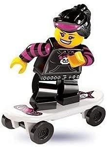LEGO 8827 - Minifigur Skateboard-Fahrerin aus Sammelfiguren-Serie 6 von LEGO