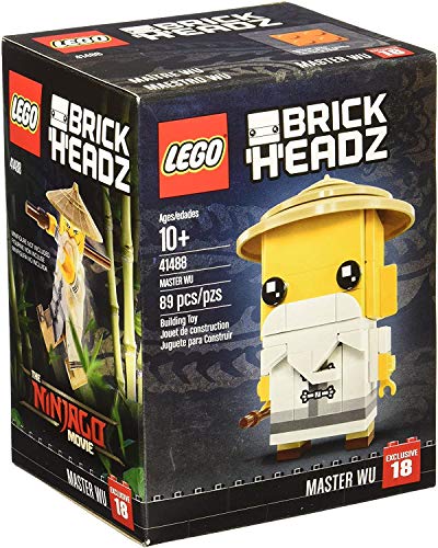 LEGO 41488 Meister Exc Brickheadz Ninjago Maestro Wu, Gold, Weiß von LEGO