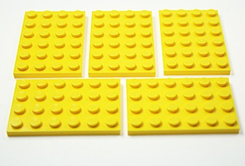 LEGO CITY - 5 BAUPLATTEN PLATTEN MIT 4x6 NOPPEN IN GELB - 3032 LEGO CITY - 5 BAUPLATTEN PLATTEN MIT 4x6 NOPPEN IN GELB - 3032 von LEGO