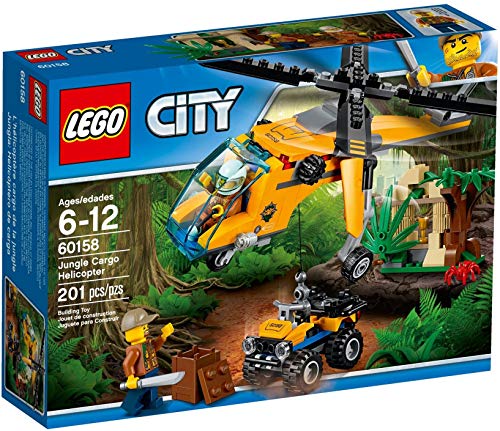 LEGO City 60158 - "Dschungel-Frachthubschrauber Konstruktionsspiel, bunt LEGO City 60158 - "Dschungel-Frachthubschrauber Konstruktionsspiel, bunt von LEGO