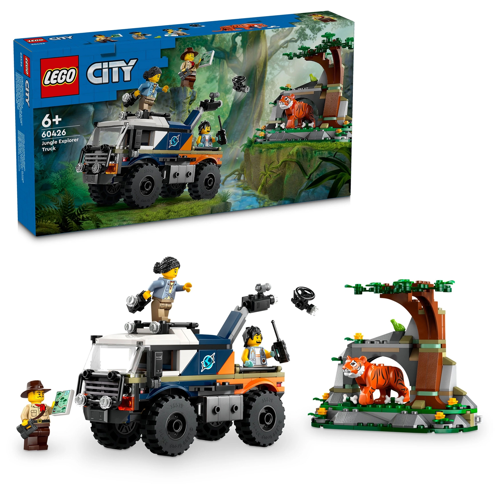 LEGO City Jungle Explorer Off-Road Truck & Toy Tiger 60426 LEGO City Jungle Explorer Off-Road Truck & Toy Tiger 60426 von Lego