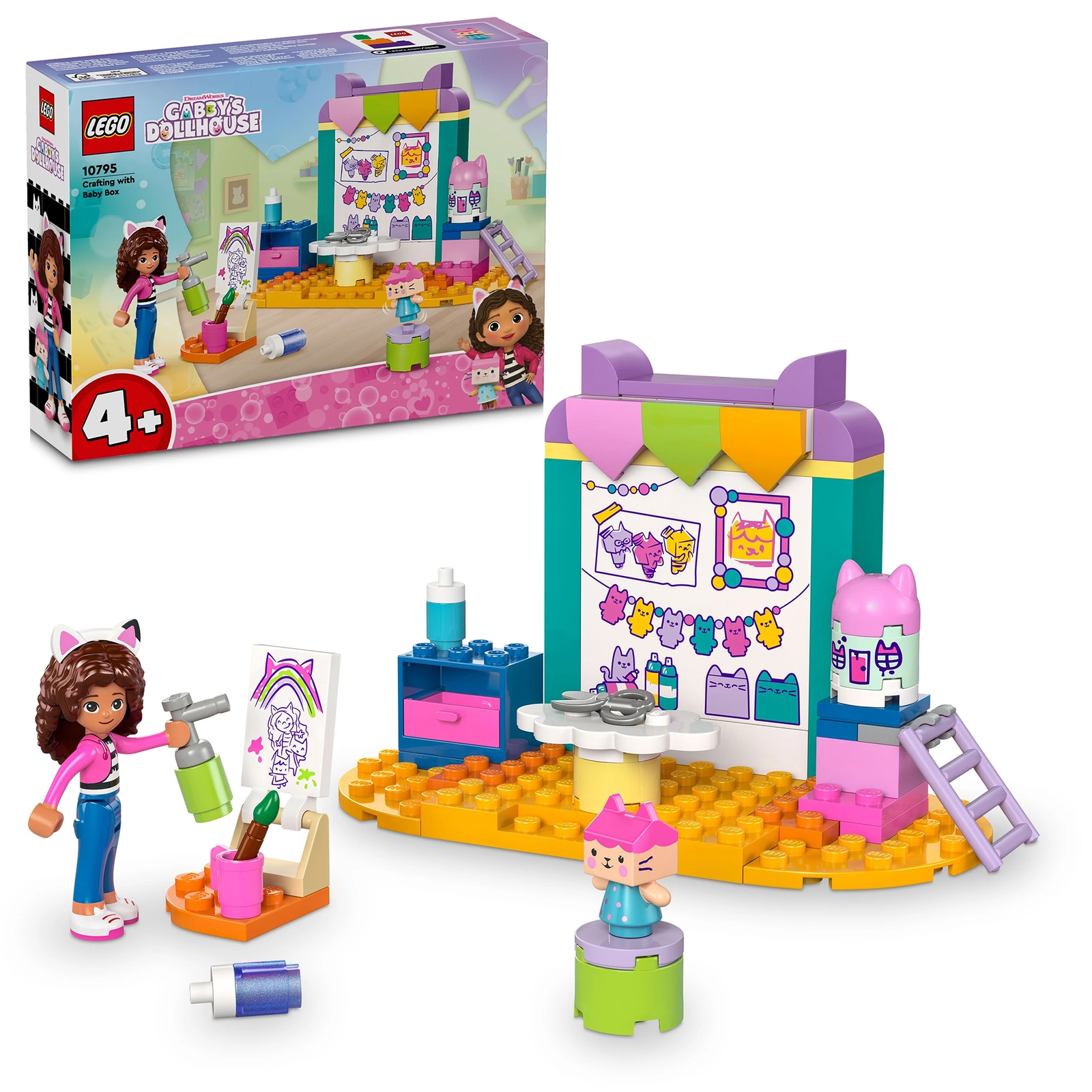 LEGO Gabby’s Dollhouse Crafting with Baby Box Toy Set 10795 LEGO Gabby’s Dollhouse Crafting with Baby Box Toy Set 10795 von Lego