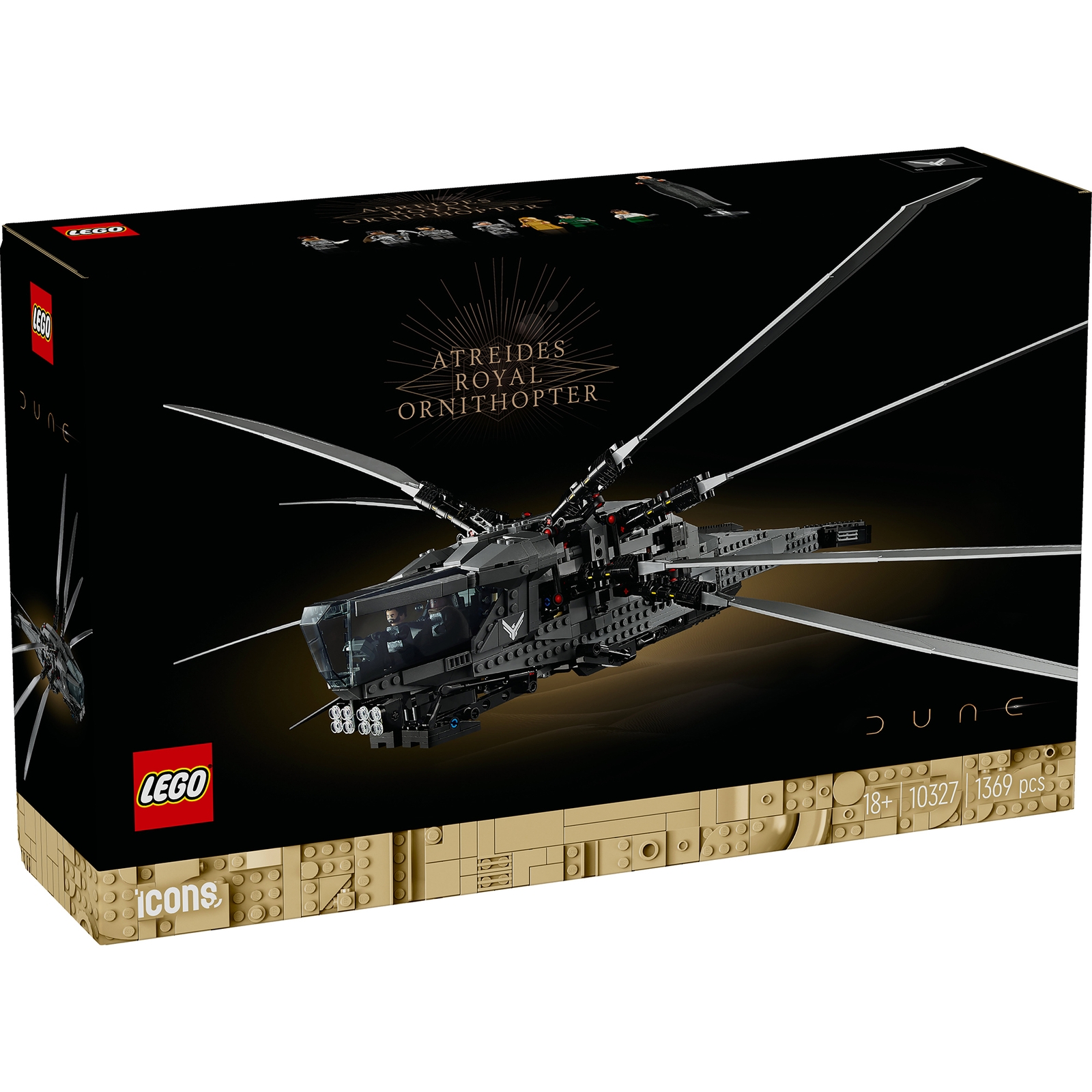 LEGO Icons Dune Atreides Royal Ornithopter Movie Set 10327 LEGO Icons Dune Atreides Royal Ornithopter Movie Set 10327 von Lego
