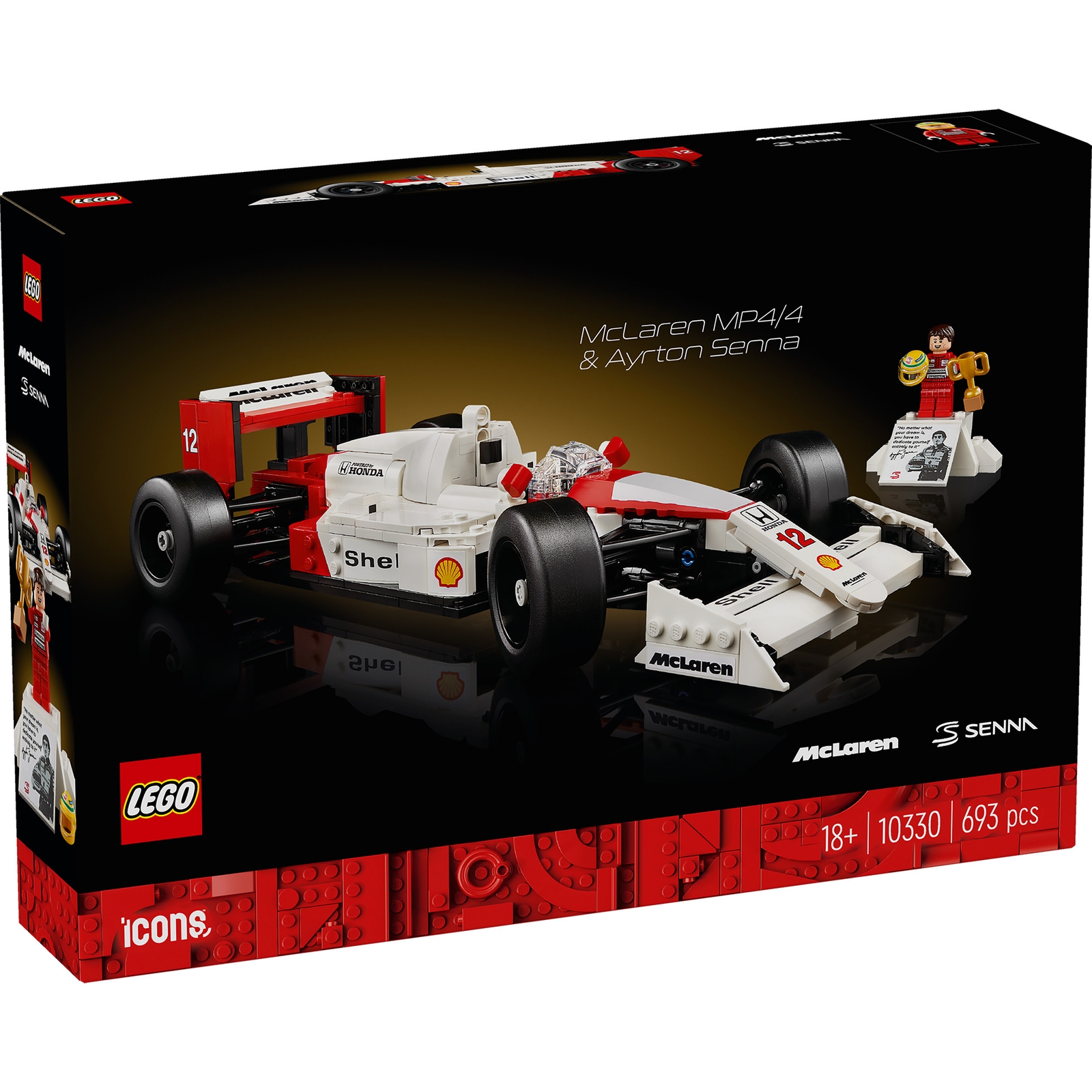 LEGO Icons McLaren MP4/4 & Ayrton Senna Set for Adults 10330 LEGO Icons McLaren MP4/4 & Ayrton Senna Set for Adults 10330 von Lego