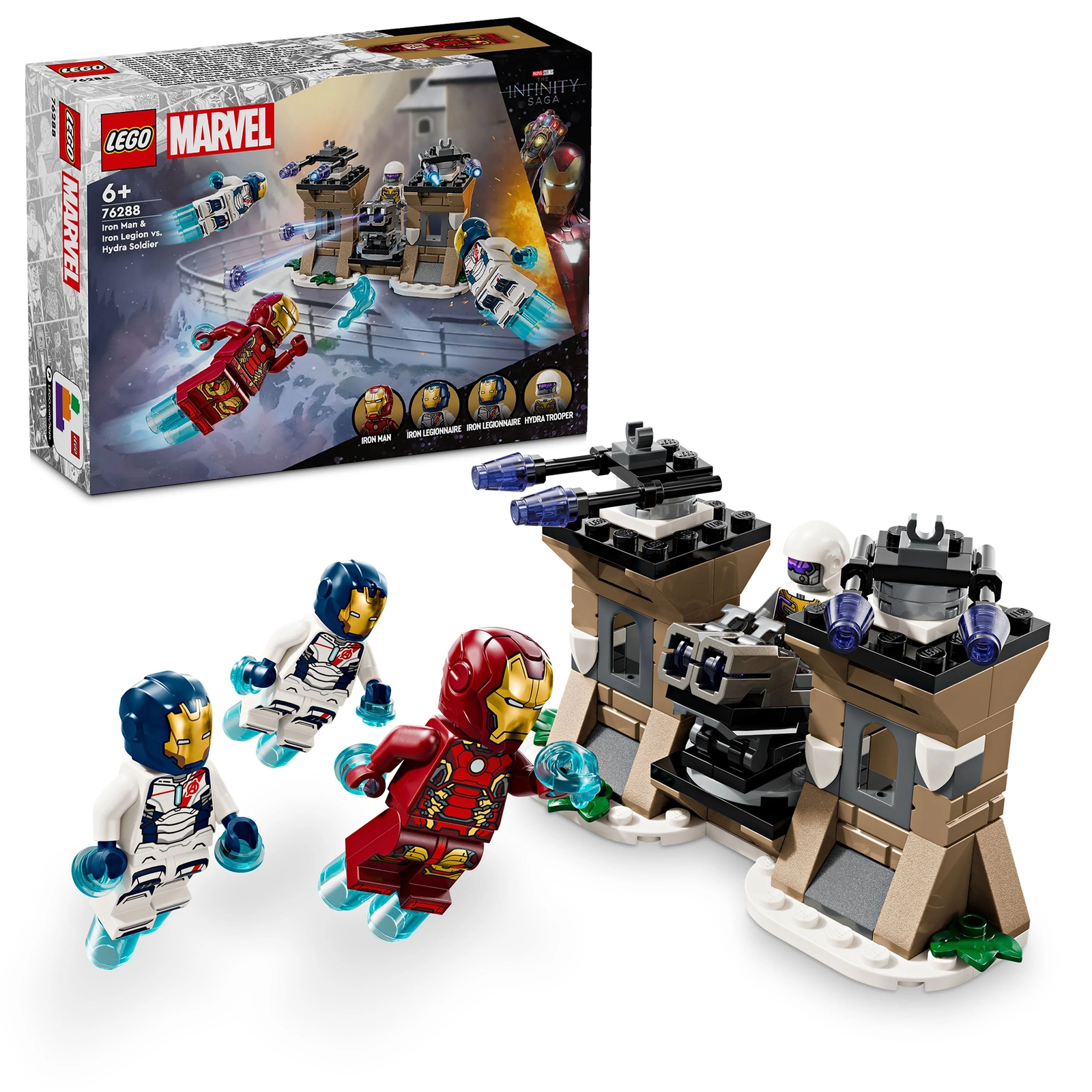 LEGO Marvel Iron Man & Iron Legion vs. Hydra Soldier 76288 LEGO Marvel Iron Man & Iron Legion vs. Hydra Soldier 76288 von Lego