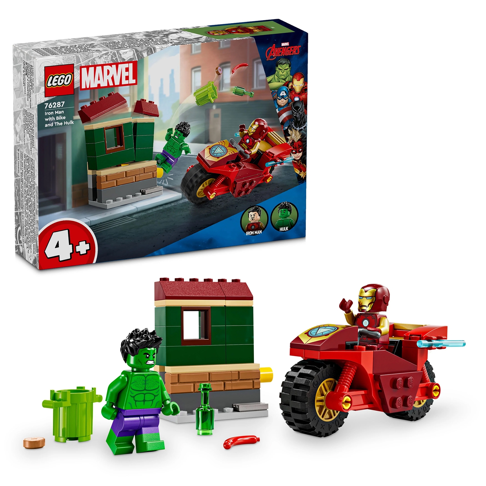 LEGO Marvel Iron Man with Bike and The Hulk Set 76287 LEGO Marvel Iron Man with Bike and The Hulk Set 76287 von Lego