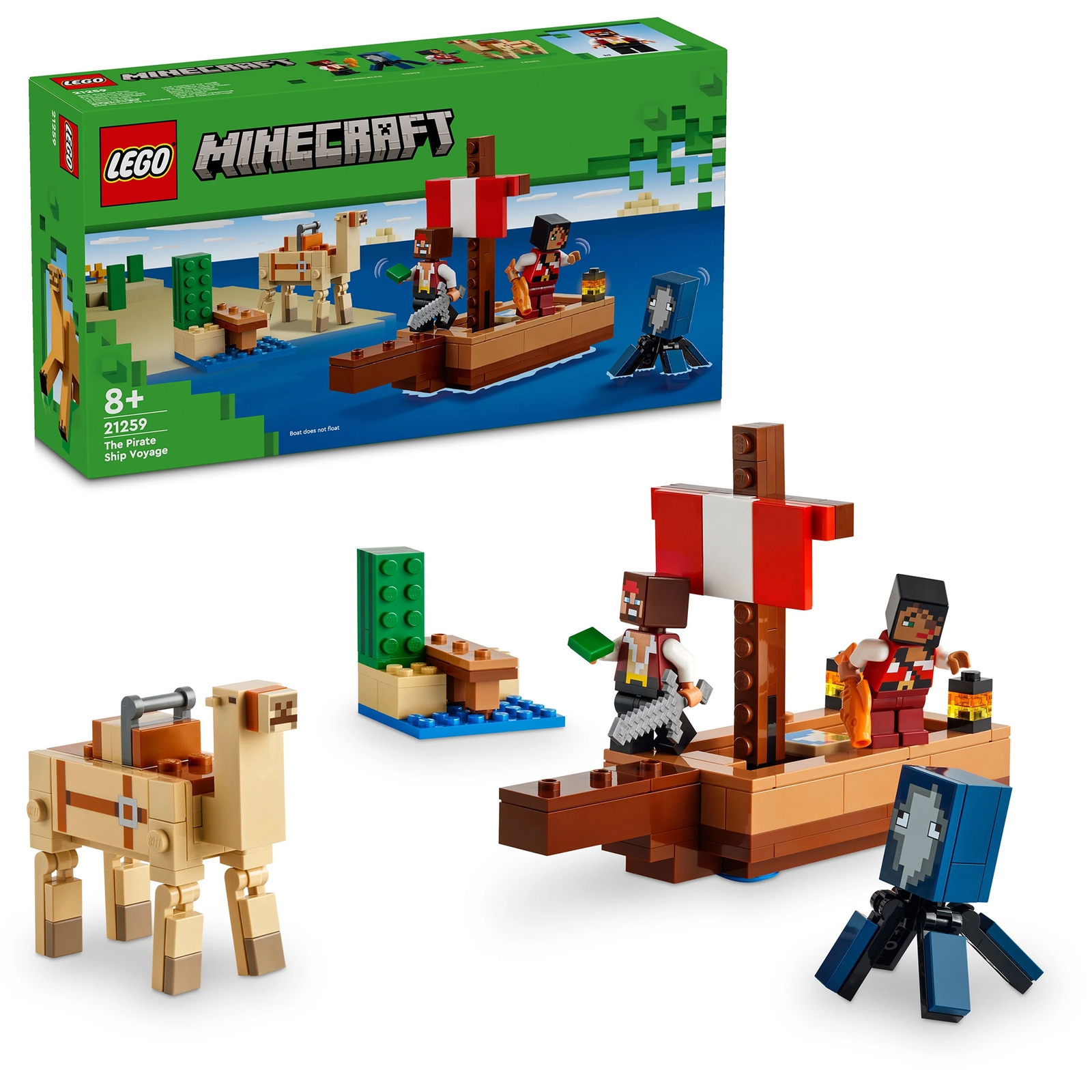 LEGO Minecraft The Pirate Ship Voyage Building Toy Set 21259 LEGO Minecraft The Pirate Ship Voyage Building Toy Set 21259 von Lego