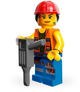 LEGO Minifiguren Movie Edition (Serie 12): Bauarbeiter Gail von LEGO
