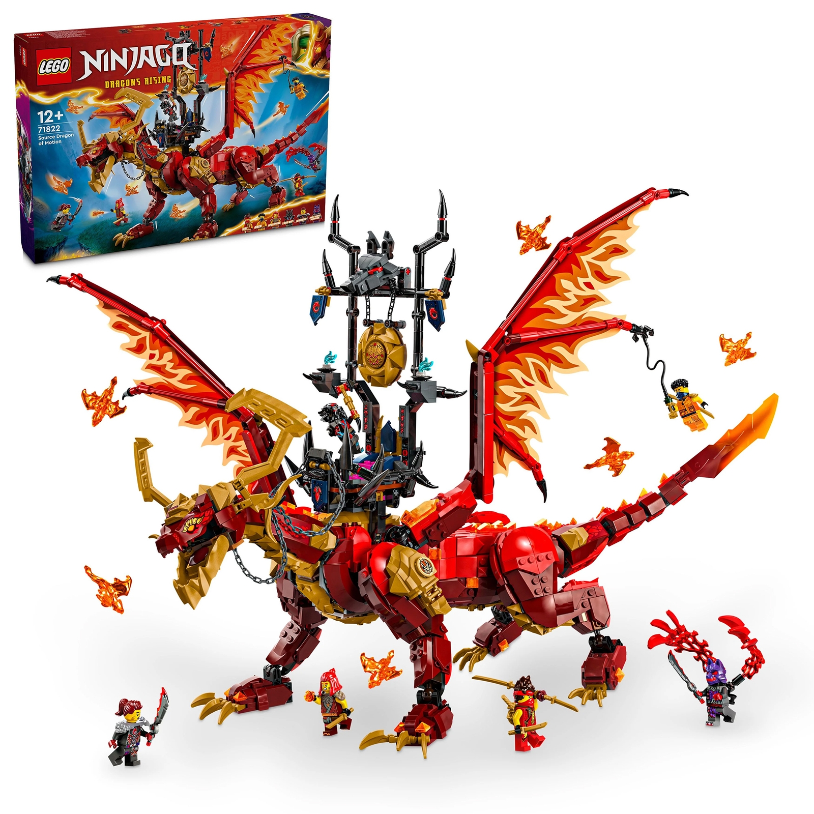 LEGO NINJAGO Source Dragon of Motion Figure, Ninja Toy 71822 LEGO NINJAGO Source Dragon of Motion Figure, Ninja Toy 71822 von Lego