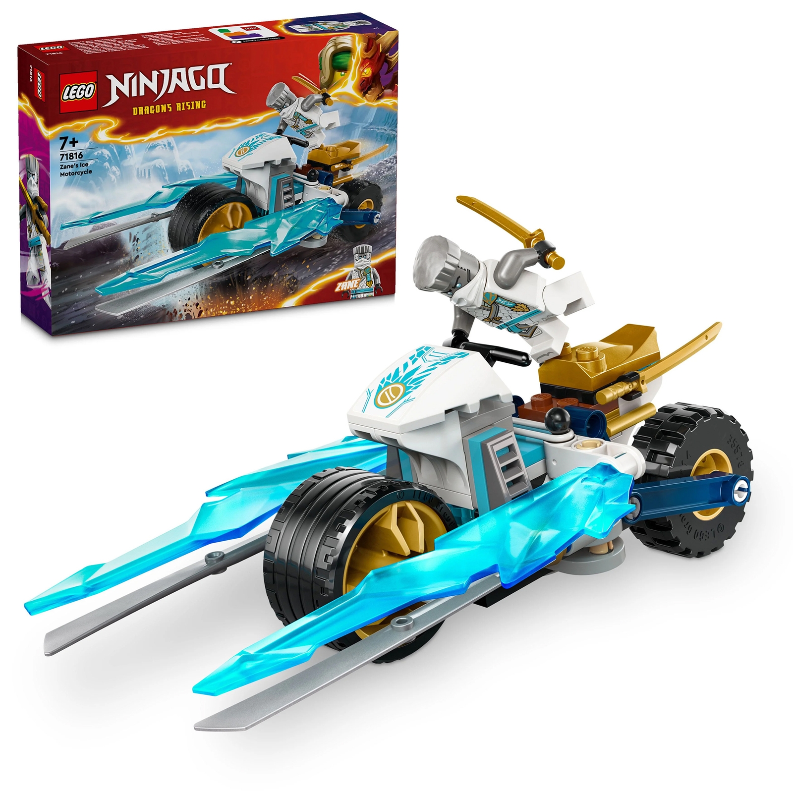 LEGO NINJAGO Zane’s Ice Motorcycle Ninja Toy Set 71816 LEGO NINJAGO Zane’s Ice Motorcycle Ninja Toy Set 71816 von Lego