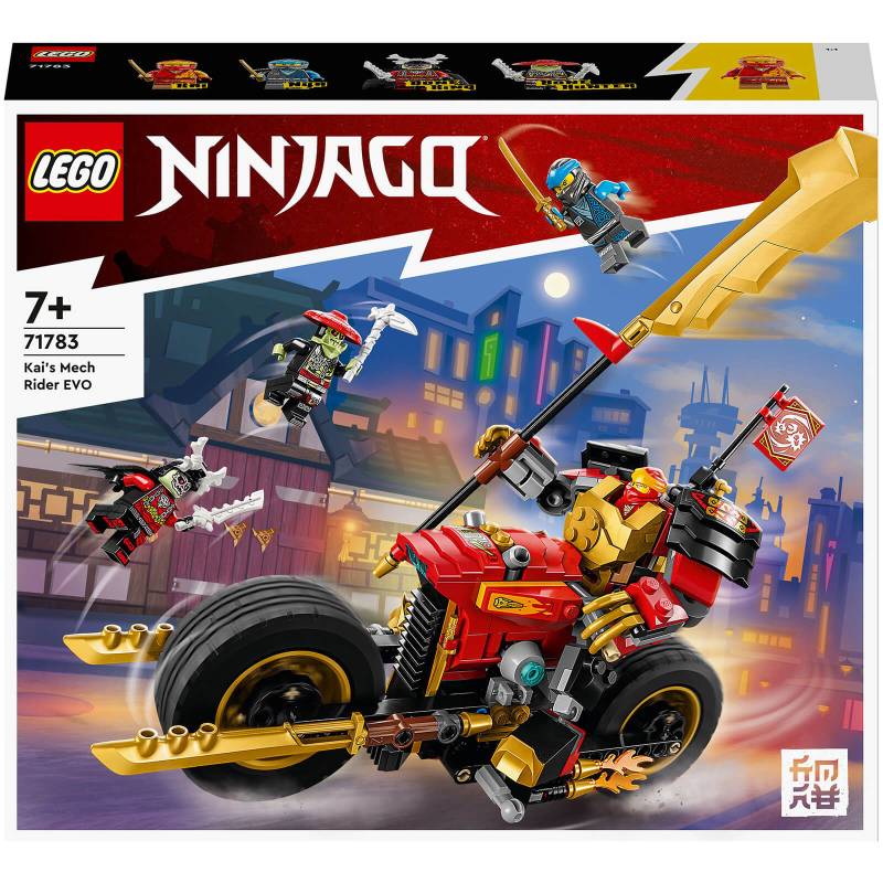 LEGO NINJAGO: Kais Mech-Bike EVO, Ninja Motorrad Spielzeug (71783) von Lego
