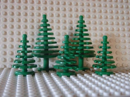 LEGO Baumfiguren (2 große und 3 kleine) von LEGO