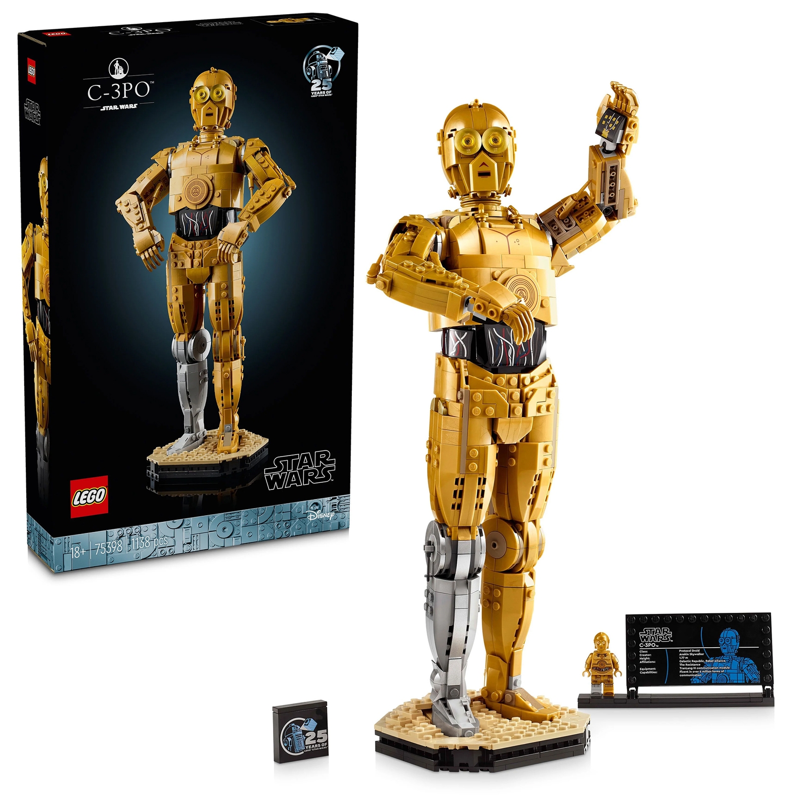 LEGO Star Wars C-3PO Character, Figure Set for Adults 75398 LEGO Star Wars C-3PO Character, Figure Set for Adults 75398 von Lego
