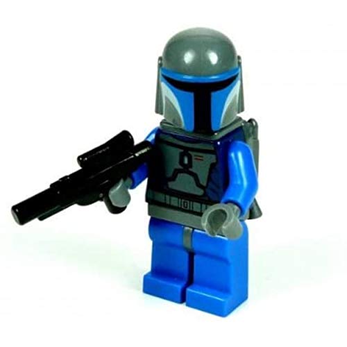 LEGO Star Wars - Minifigur Mandalorian Trooper blau mit Blaster Jetpack von LEGO