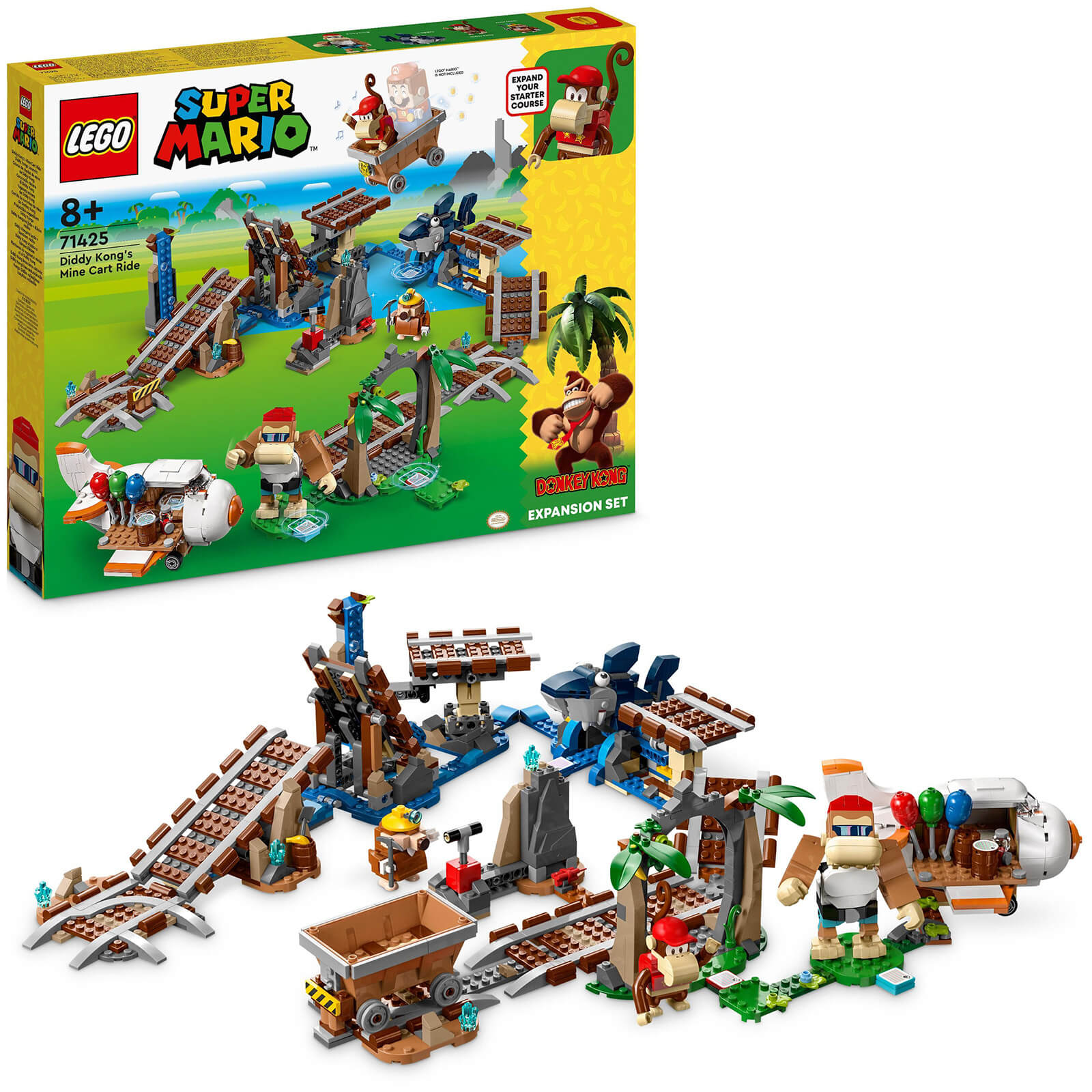 LEGO Super Mario Diddy Kong's Mine Cart Ride Expansion Set 71425 LEGO Super Mario Diddy Kong's Mine Cart Ride Expansion Set 71425 von Lego