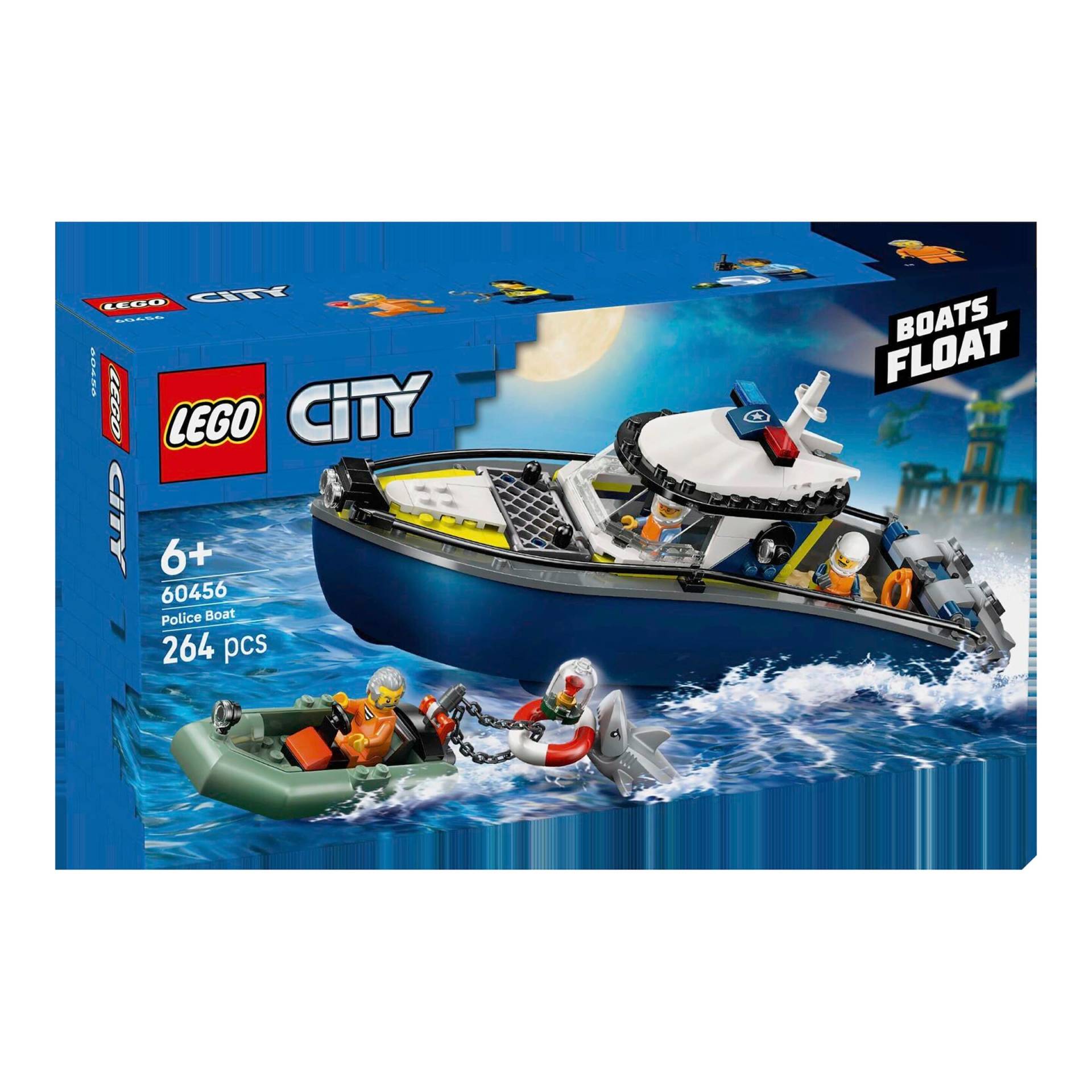 Lego® City 60456 Verfolgungsjagd im Polizeiboot von Lego