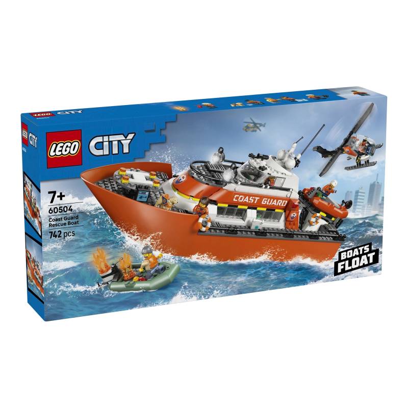 Lego® City 60504 Rettungsboot der Küstenwache mit Hubschrauber von Lego