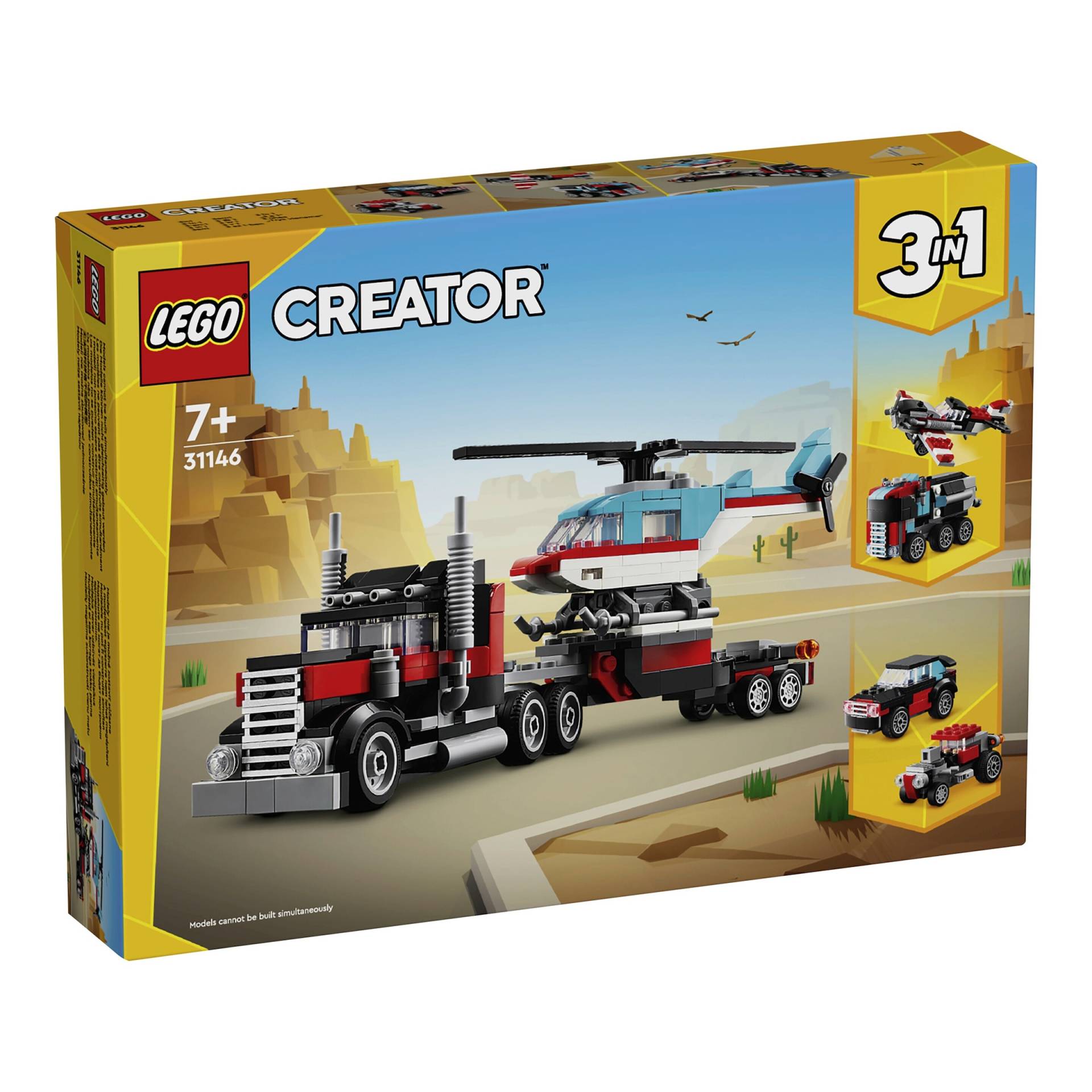 Lego® Creator 31146 Tieflader mit Hubschrauber von Lego