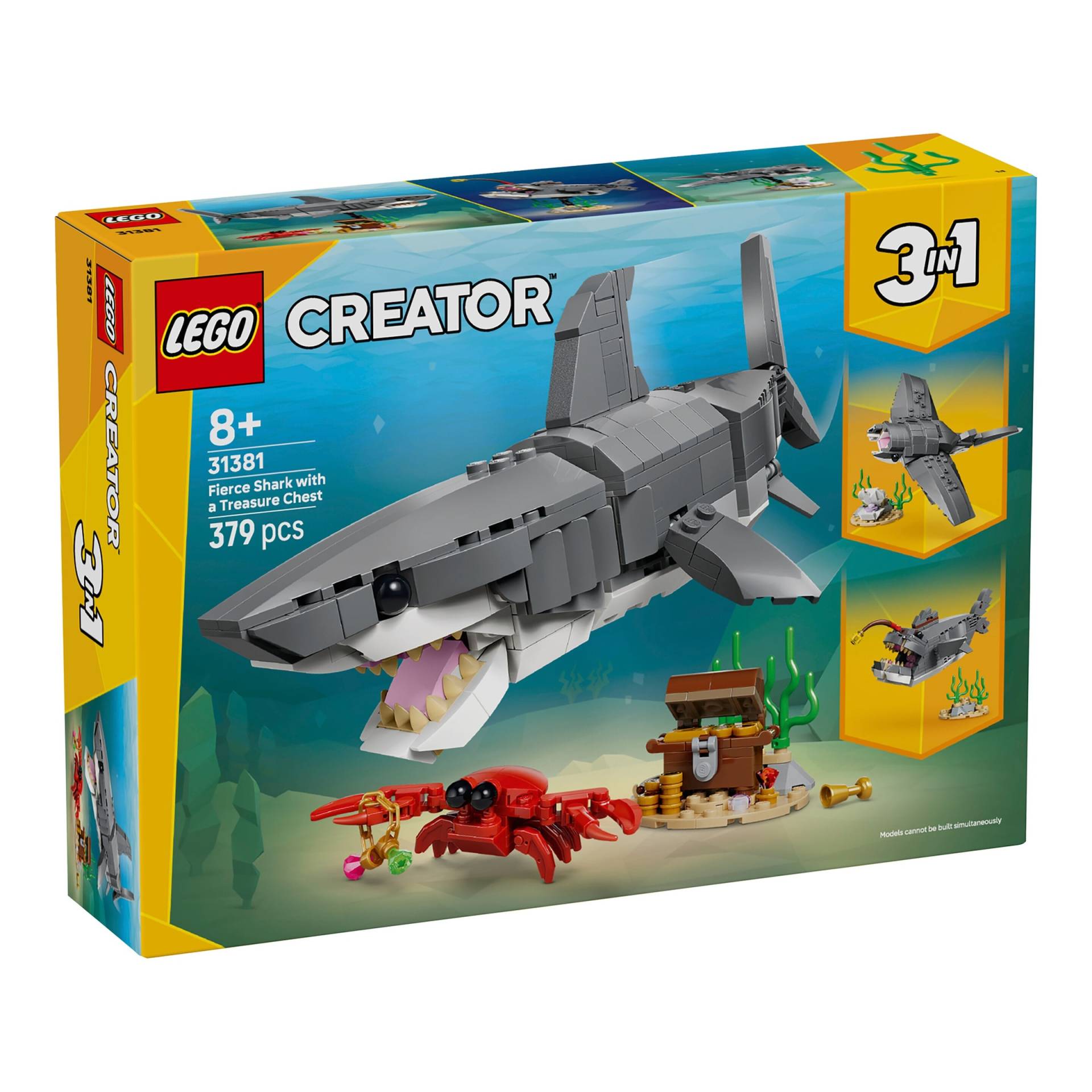 Lego® Creator 31381 Wilder Hai mit Schatztruhe von Lego