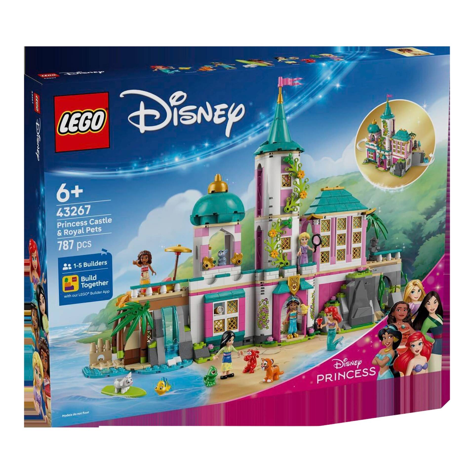 Lego® Disney Princess 43267 Prinzessinnenschloss mit Haustieren von Lego