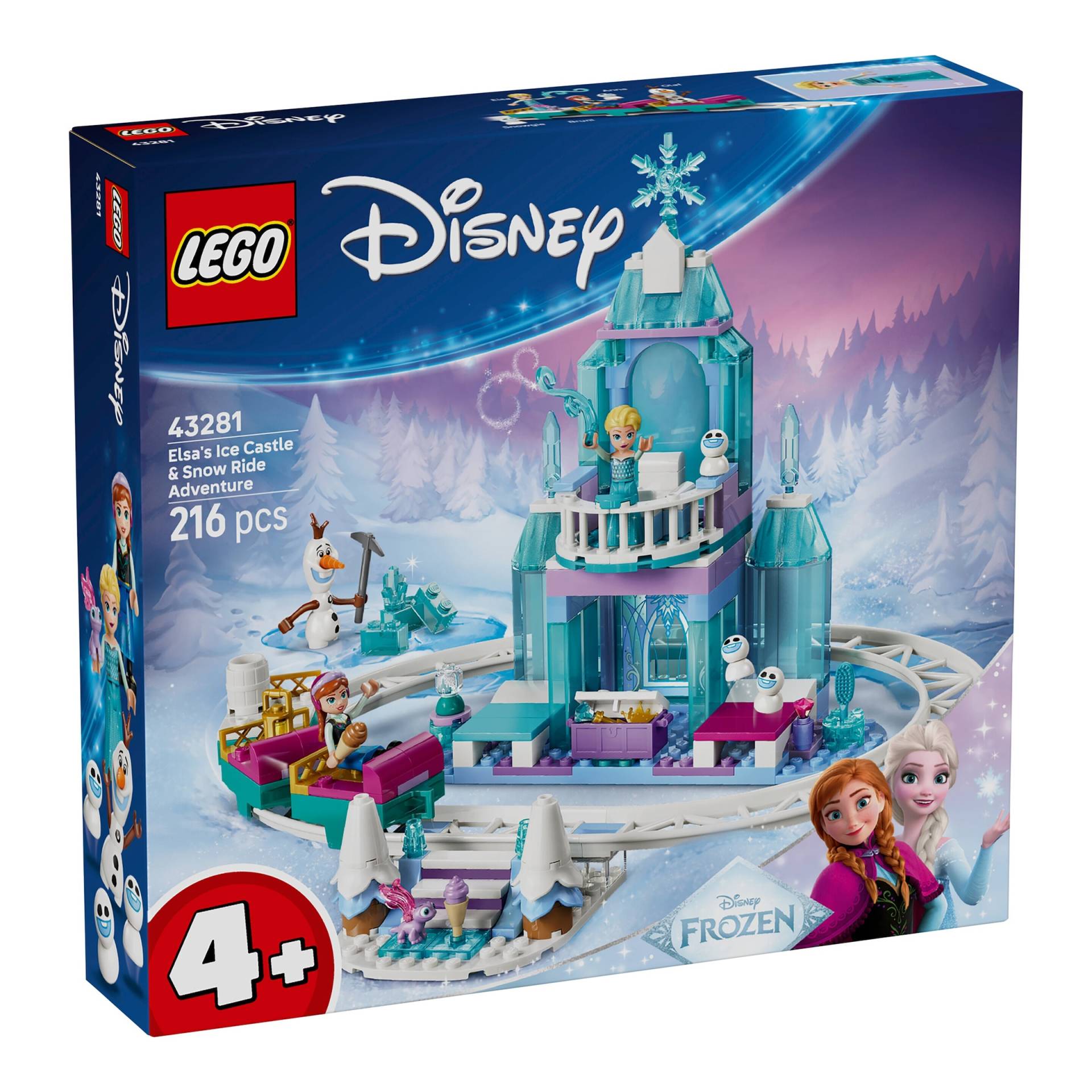 Lego® Disney Princess 43281 Elsas Schlittenfahrt um den Eispalast von Lego