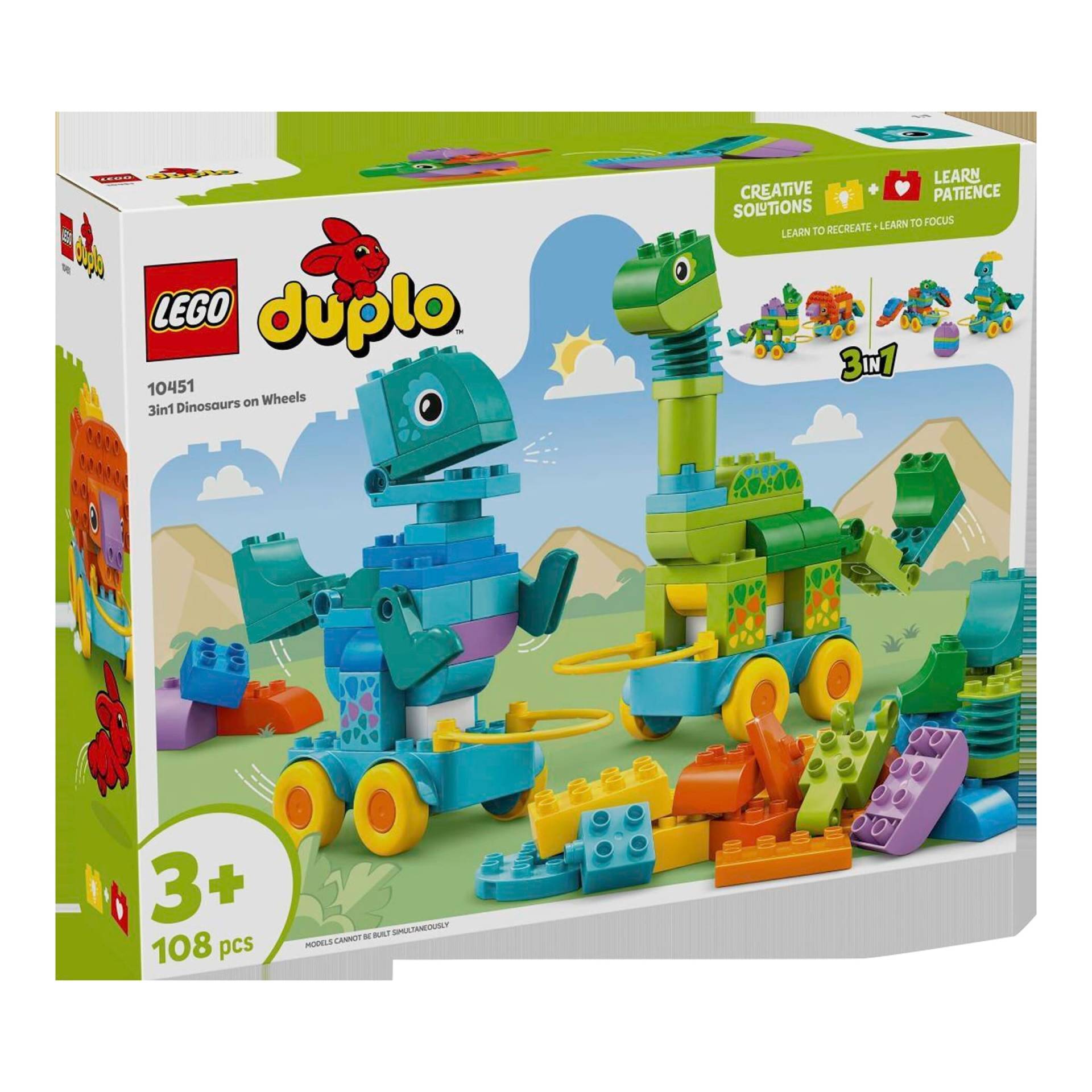 Lego® Duplo® 10451 Dinos auf Rädern 3-in-1-Set von Lego