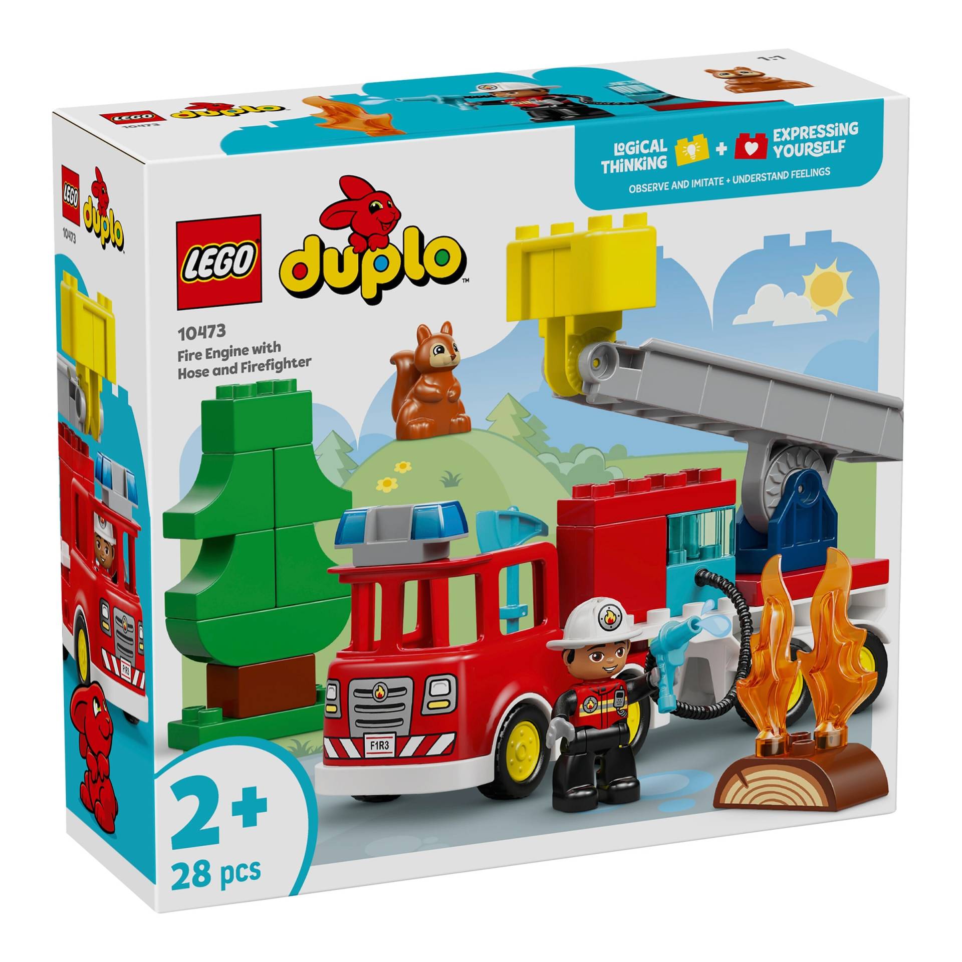 Lego® Duplo® 10473 Löschauto mit Schlauch und Feuerwehrmann von Lego