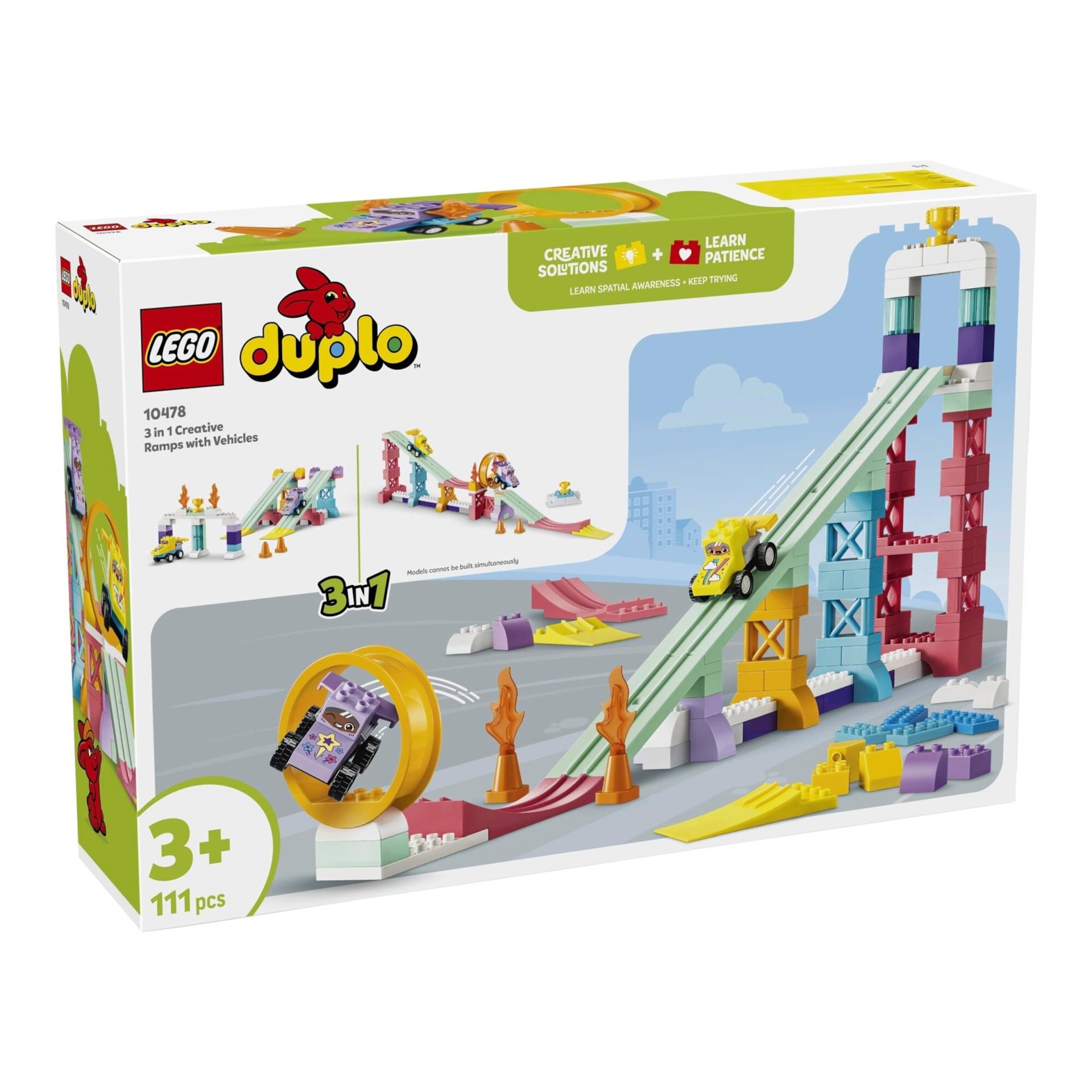 Lego® Duplo® 10478 Kreative Sprungschanzen mit kleinen Flitzern 3-in-1-Set von Lego