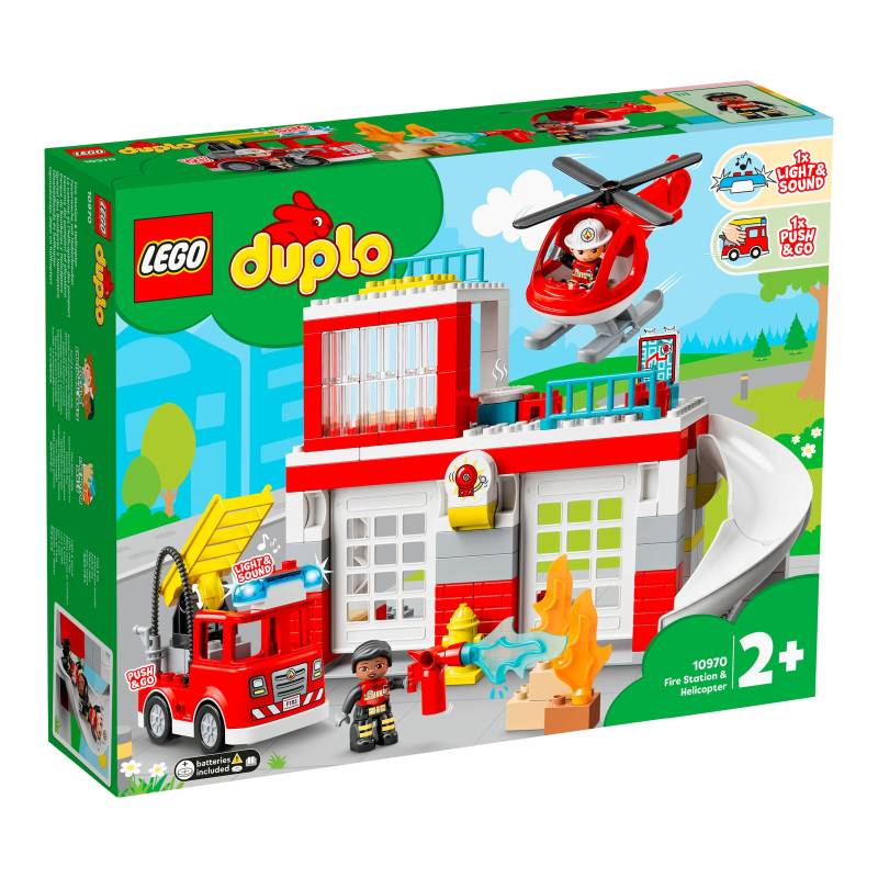 Lego® Duplo® 10970 Feuerwehrwache mit Hubschrauber von Lego