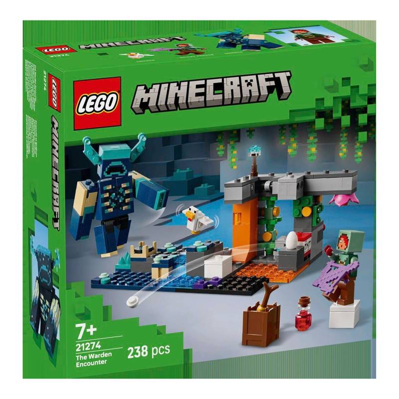 Lego® Minecraft 21274 Begegnung mit dem Wächter von Lego