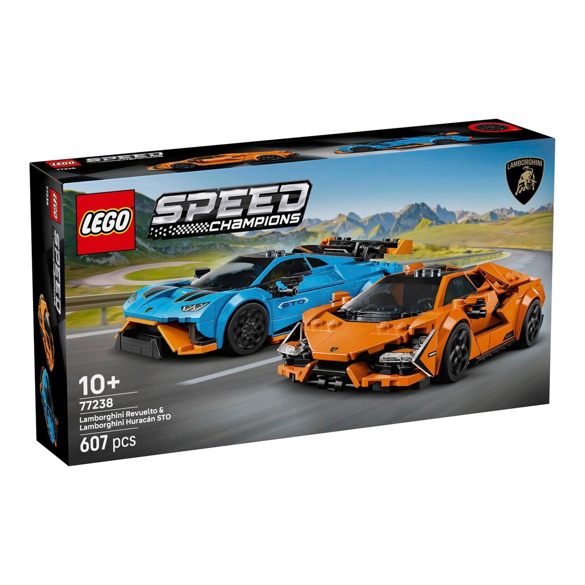 Lego® Speed Champions 77238 Lamborghini Revuelto und Huracán STO von Lego