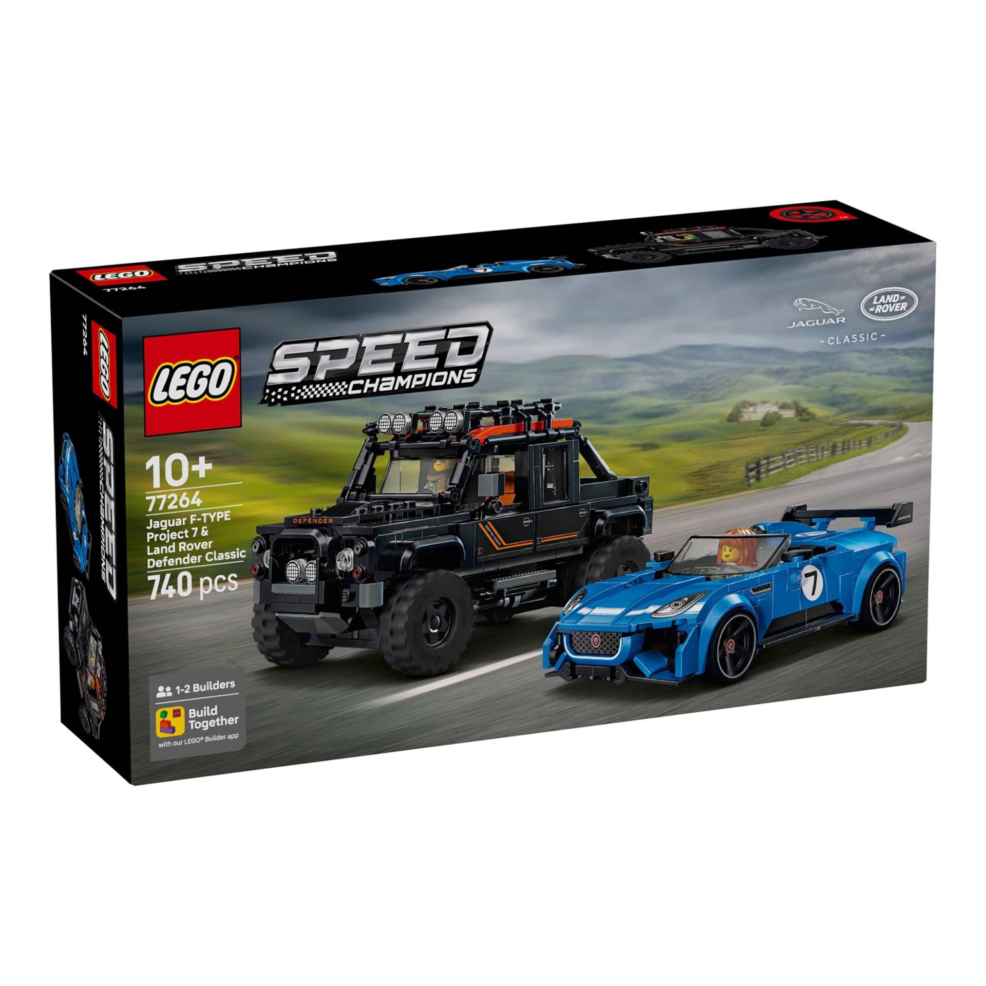 Lego® Speed Champions 77264 Jaguar Project 7 & Land Rover Defender von Lego