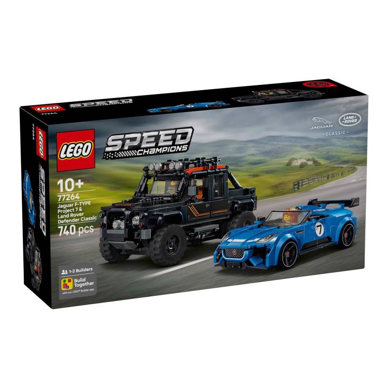 Lego® Speed Champions 77264 Jaguar Project 7 & Land Rover Defender von Lego