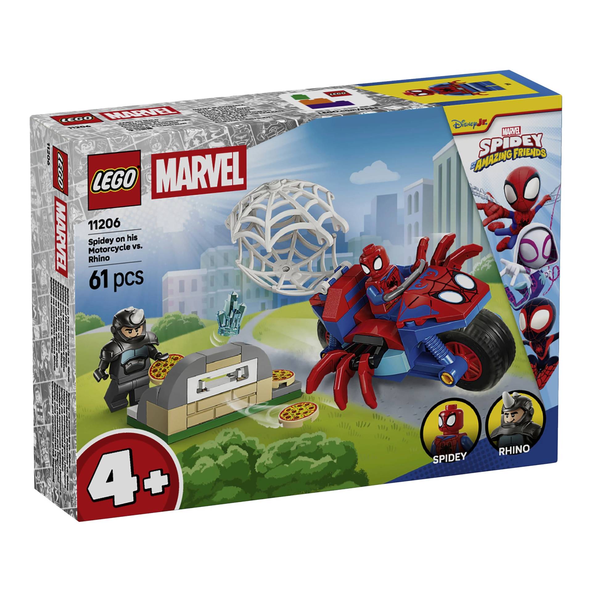Lego® Spidey 11206 Spidey auf Motorrad vs. Rhino von Lego