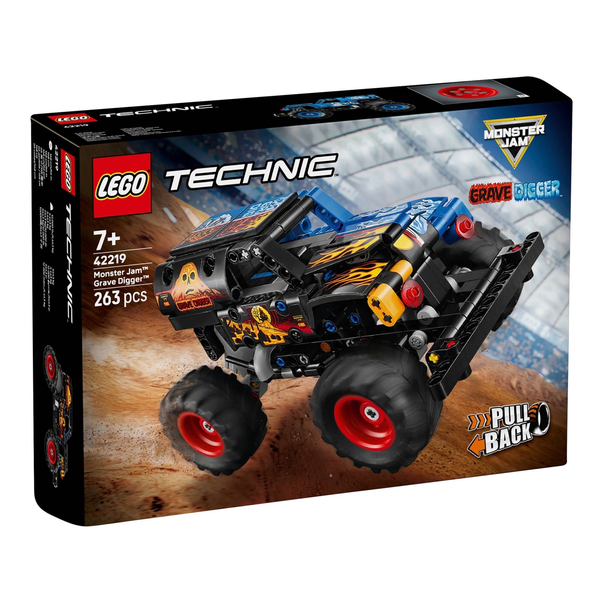 Lego® Technic 42219 Monster Jam™ Grave Digger™ Feuer und Eis von Lego