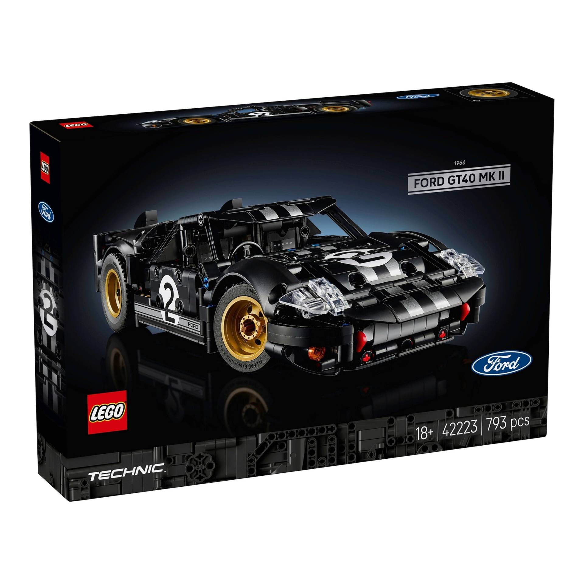 Lego® Technic 42223 1966 Ford GT40 MKII Rennwagen von Lego