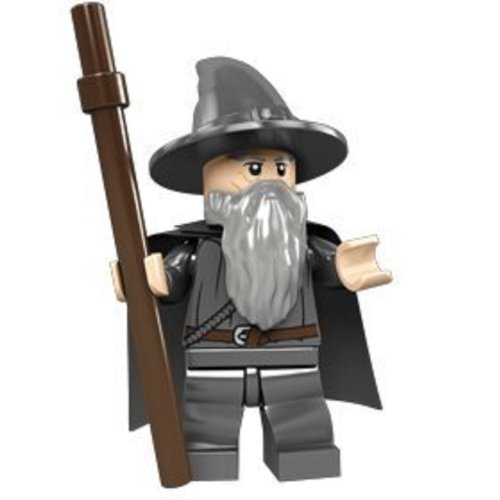 LEGO Der Herr der Ringe: Gandalf La Gris Mini-Figurine mit Grauer Kappe von LEGO