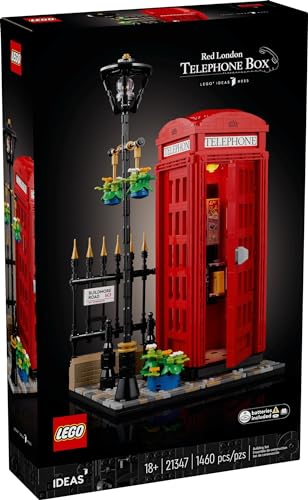 LEGO Konstruktionsspielzeug Ideas Rote Londoner Telefonzelle von LEGO