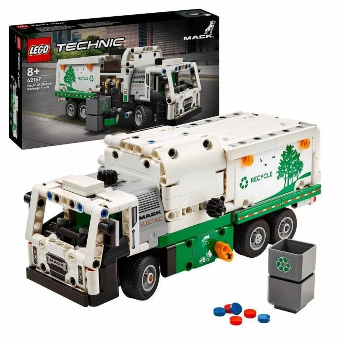 Playset Lego 42167 Mack LR Electric Garbage Truck Playset Lego 42167 Mack LR Electric Garbage Truck von Lego