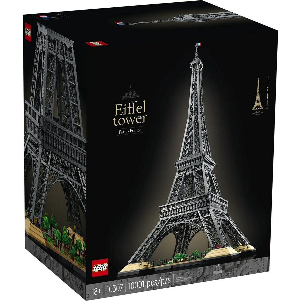 Playset Lego Icons: Eiffel Tower - Paris, France 10307 10001 Stücke 57 x 149 x 57 cm von Lego