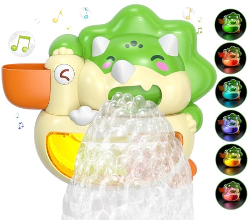 Lehoo Castle Badespielzeug ab 1 2 3 Jahre mit Licht und Musik, Schaummaschine Badewanne, Dinosaurier Badewannenspielzeug Baby, Geschenk ab 1 2 3 Jahr Lehoo Castle Badespielzeug ab 1 2 3 Jahre mit Licht und Musik, Schaummaschine Badewanne, Dinosaurier Badewannenspielzeug Baby, Geschenk ab 1 2 3 Jahr von Lehoo Castle