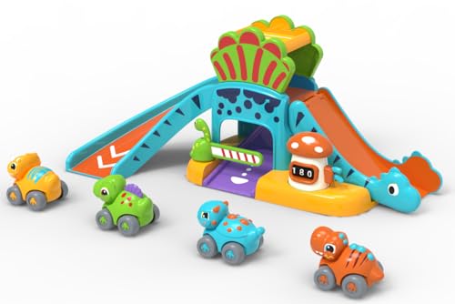 Lehoo Castle Toys for 1 2 3 Year Old Boys, Dinosaur Cars Toddler Baby Toys, 1st Birthday Gifts for Boys Age 1 2 3 von Lehoo Castle