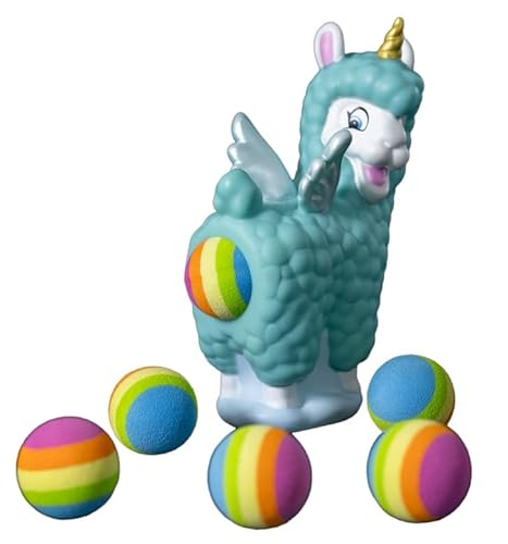 Lama Einhorn Plopper mit 6 Schaumstoffbällen in Regenbogenfarbe Lama Einhorn Plopper mit 6 Schaumstoffbällen in Regenbogenfarbe von Leif