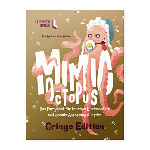 Leipziger Spiele Mimic Octopus – Das kommunikative Partyspiel für Erwachsene und Jugendliche (Cringe Edition) von Leipziger Spiele